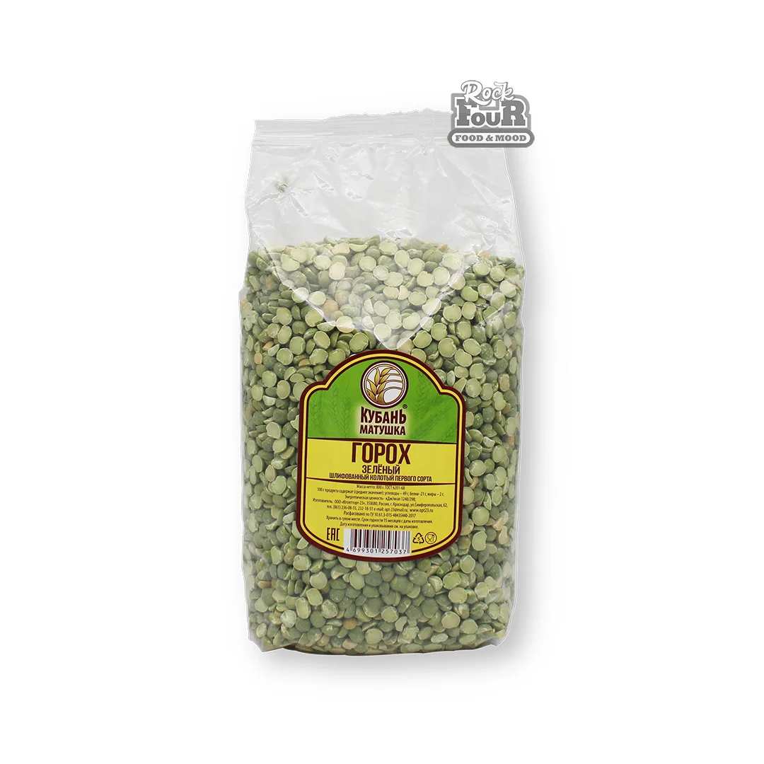 Green peas "Kuban Matushka" polished and chopped 800g